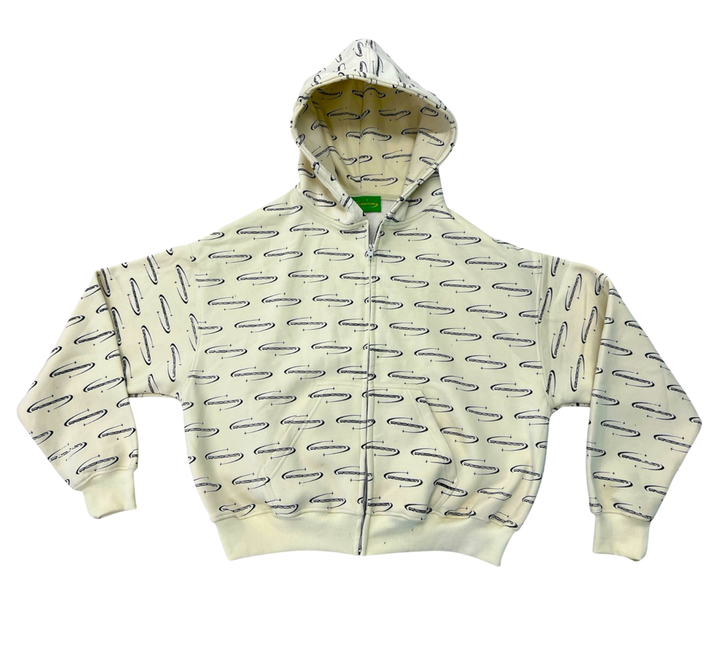 Monogram Hoodie (cream)