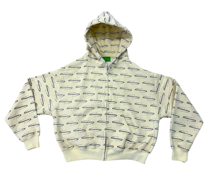 Monogram Hoodie (cream)