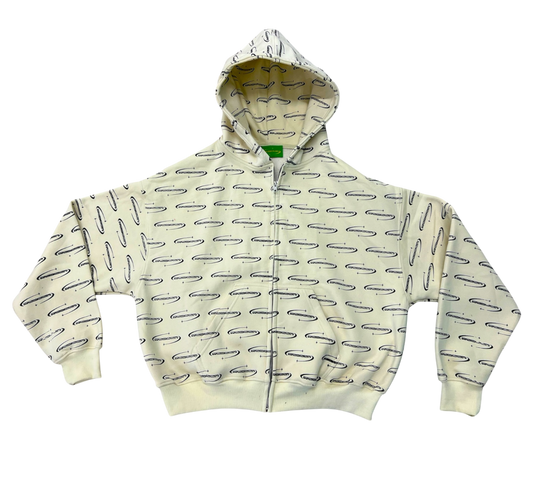 Monogram Hoodie (cream)