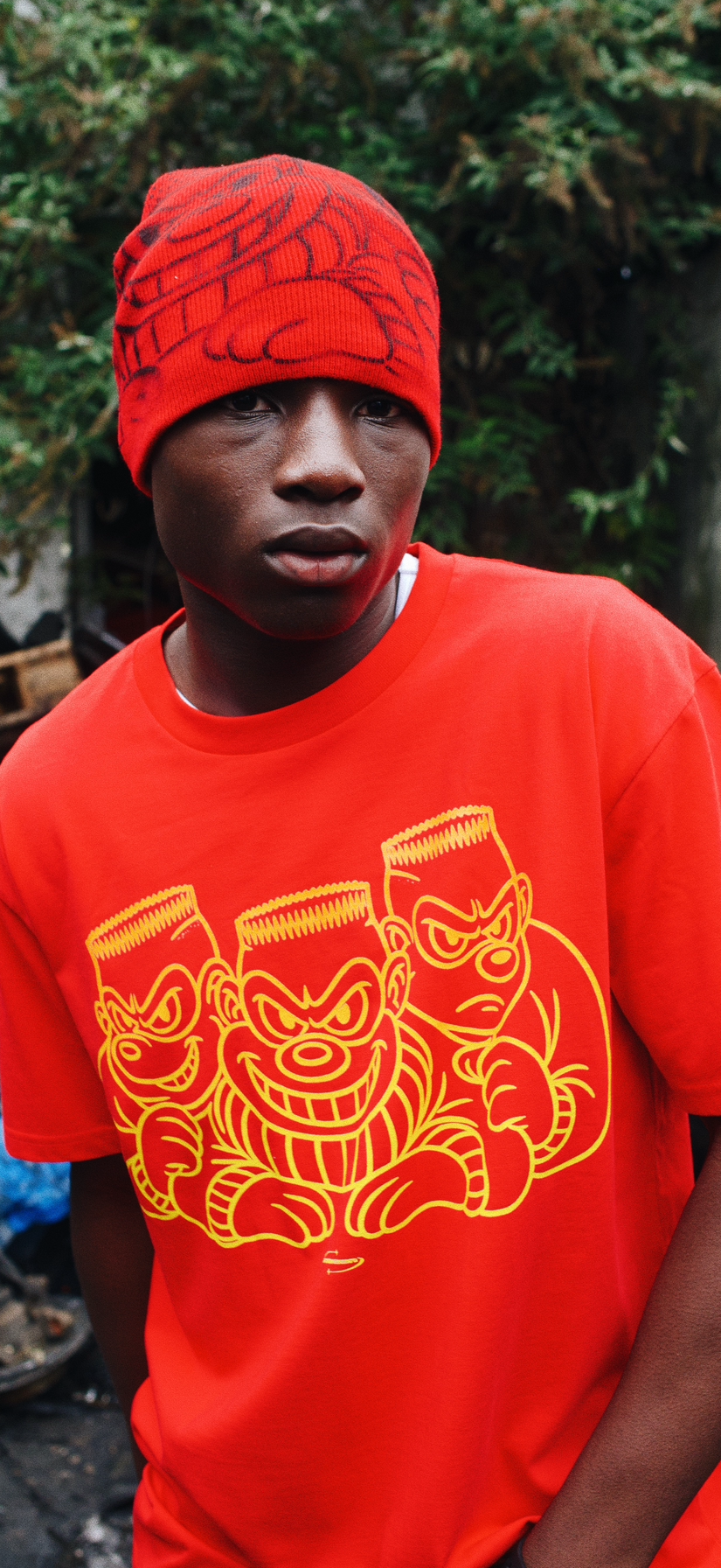 Three Bros Beanie (Red)